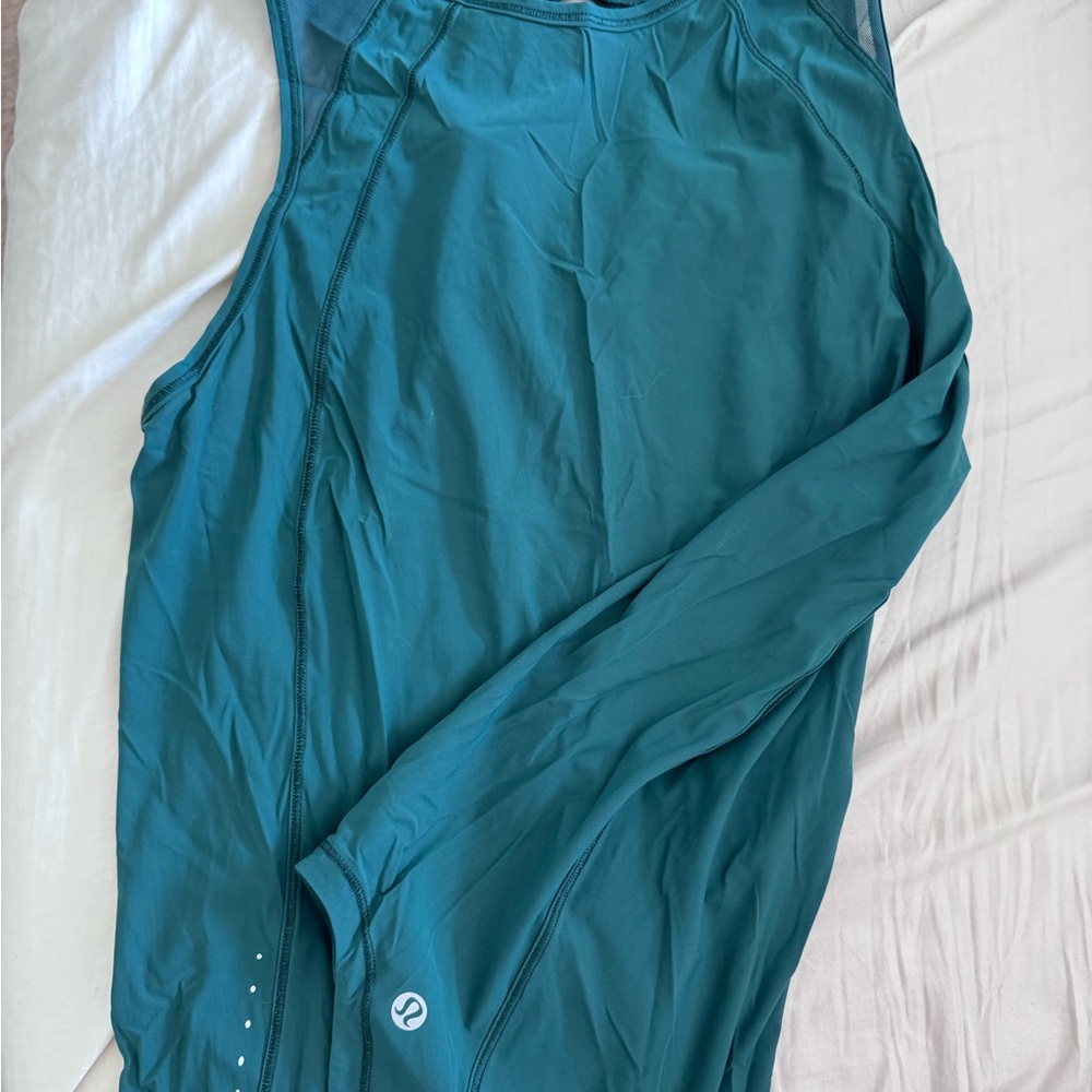 lululemon athletica Teal Athletic Tank Top